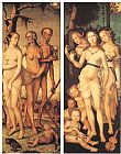 Hans Baldung Famous Paintings - Three Ages of Man and Three Graces